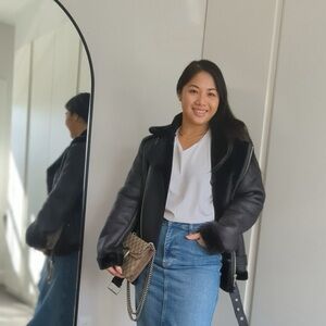 Pieces Black Women's Utility Jacket